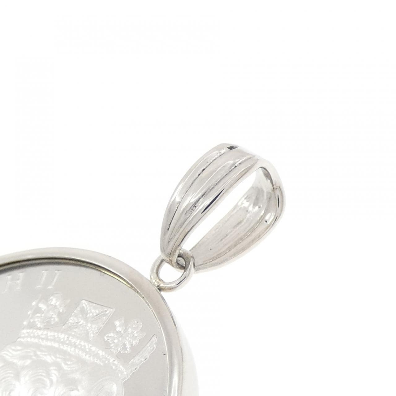 PT900(枠) コイン ペンダント