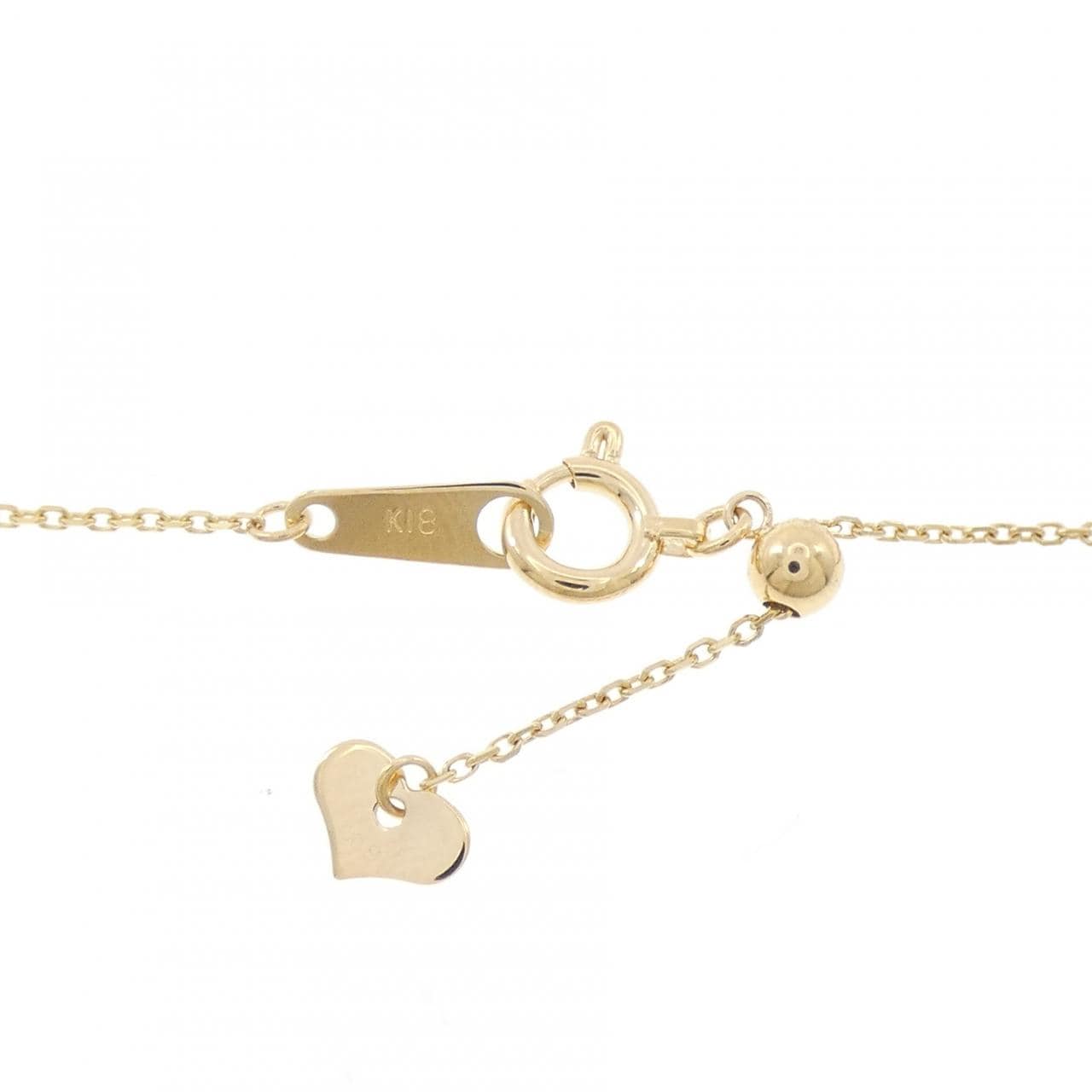 K18YG ダイヤモンド ネックレス 0.35CT