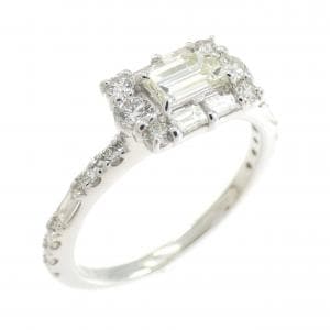 PT950 ダイヤモンド リング 0.65CT