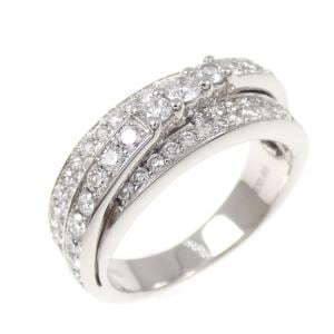 K18WG ダイヤモンド リング 0.86CT