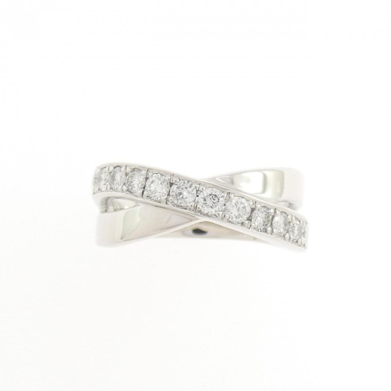 K18WG ダイヤモンド リング 0.36CT