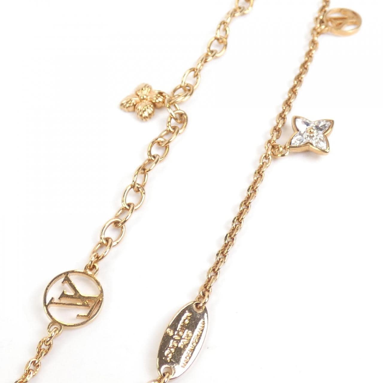 LOUIS VUITTON Collier Blooming Strass M68374 項鍊