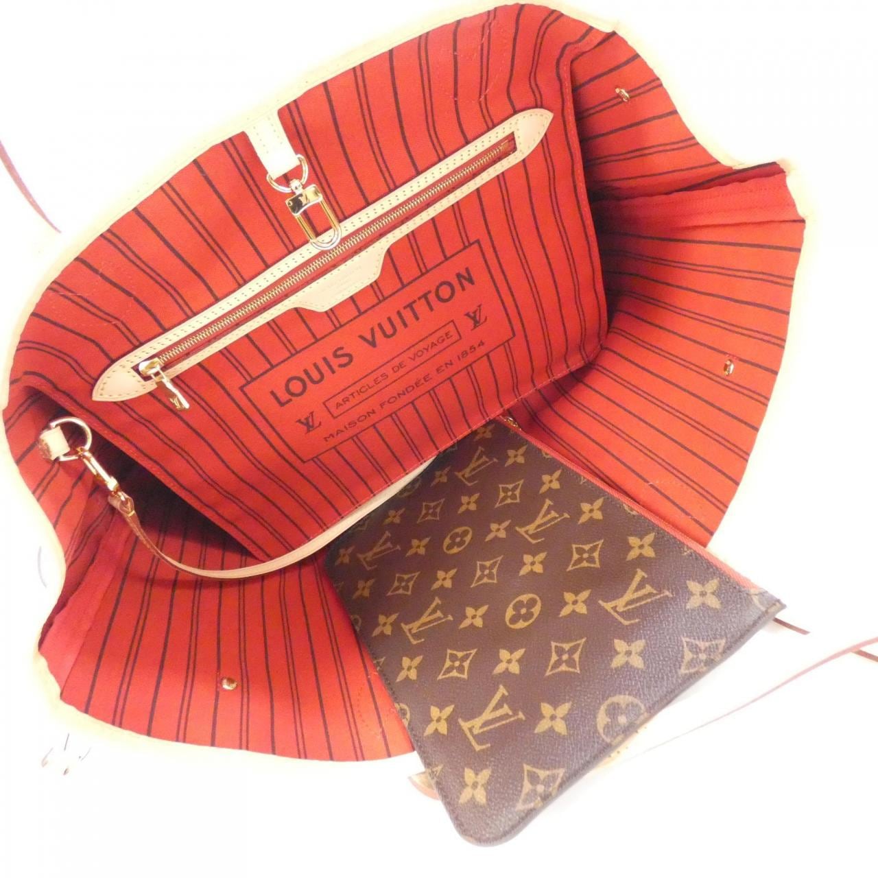Louis Vuitton M41177 Neverfull Mm Shoulder Bag Monogram Canvas