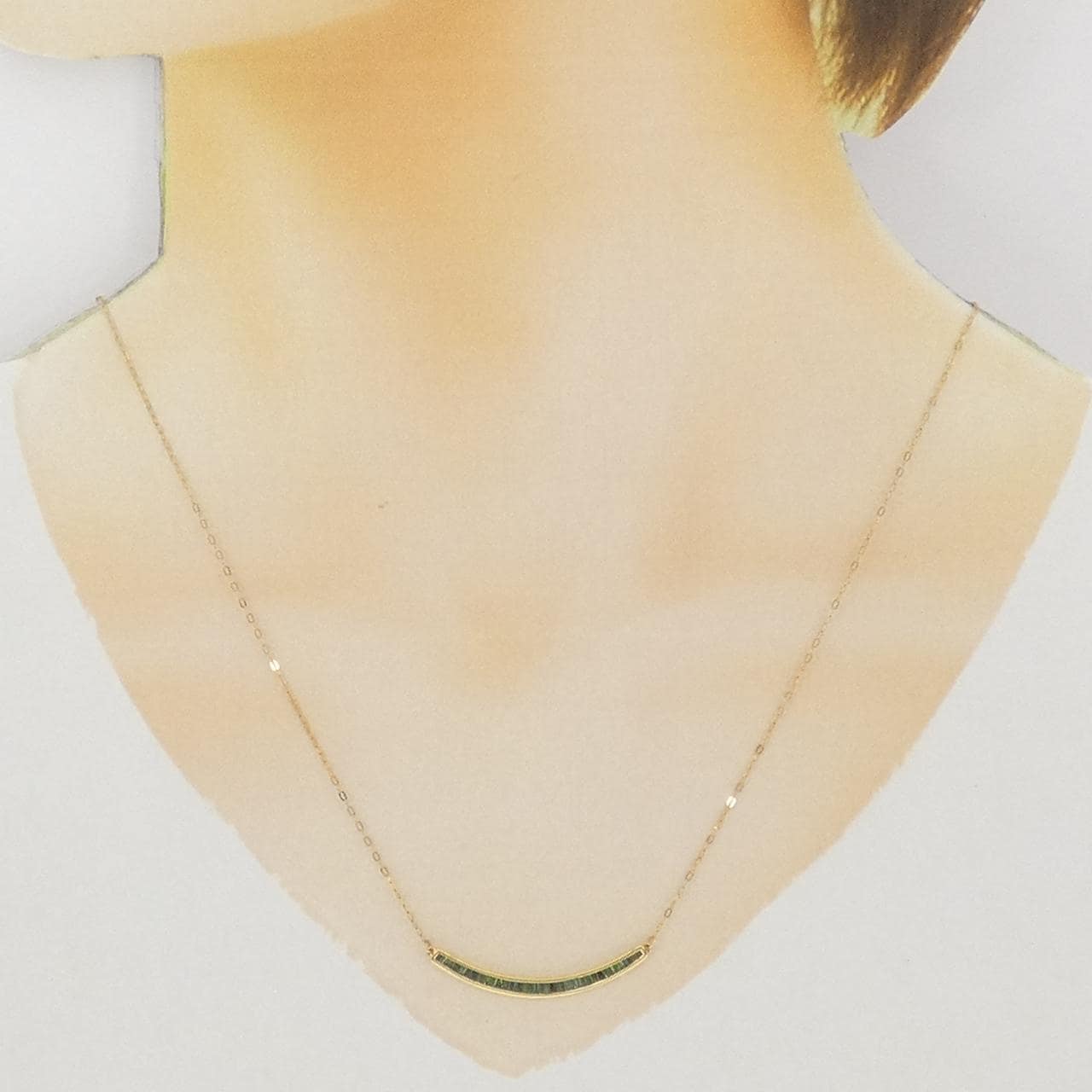 K18YG ダイヤモンド ネックレス 0.35CT