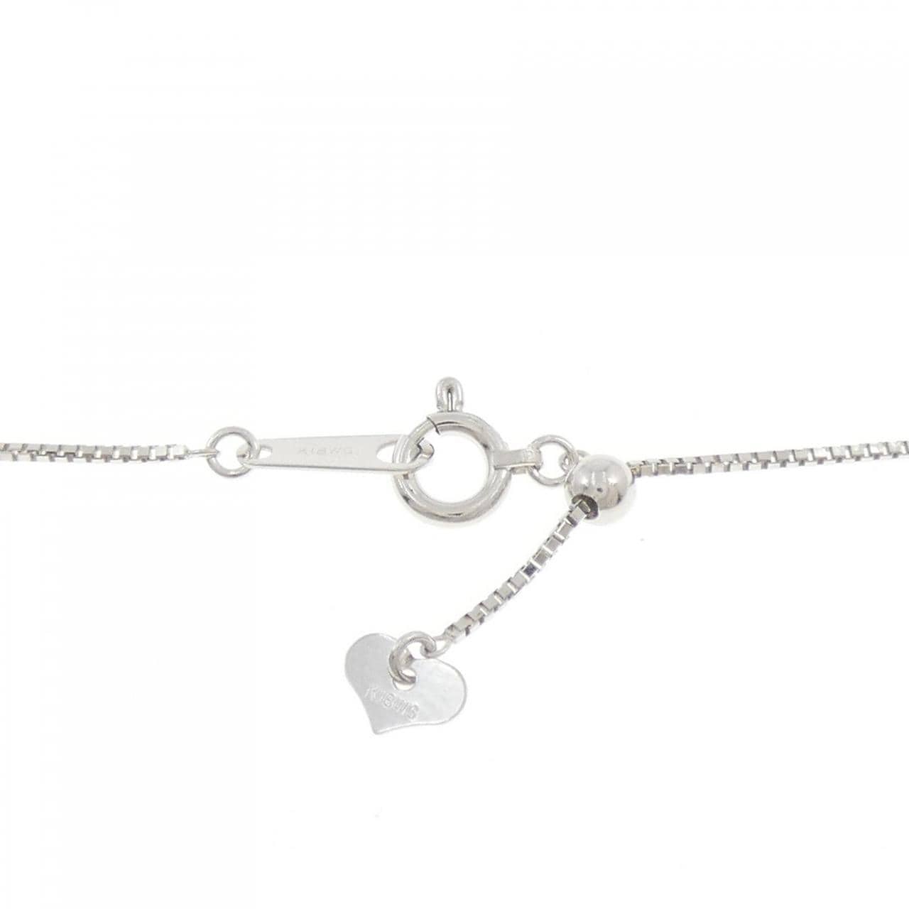 K18WG ホースシュー ダイヤモンド ネックレス 1.00CT