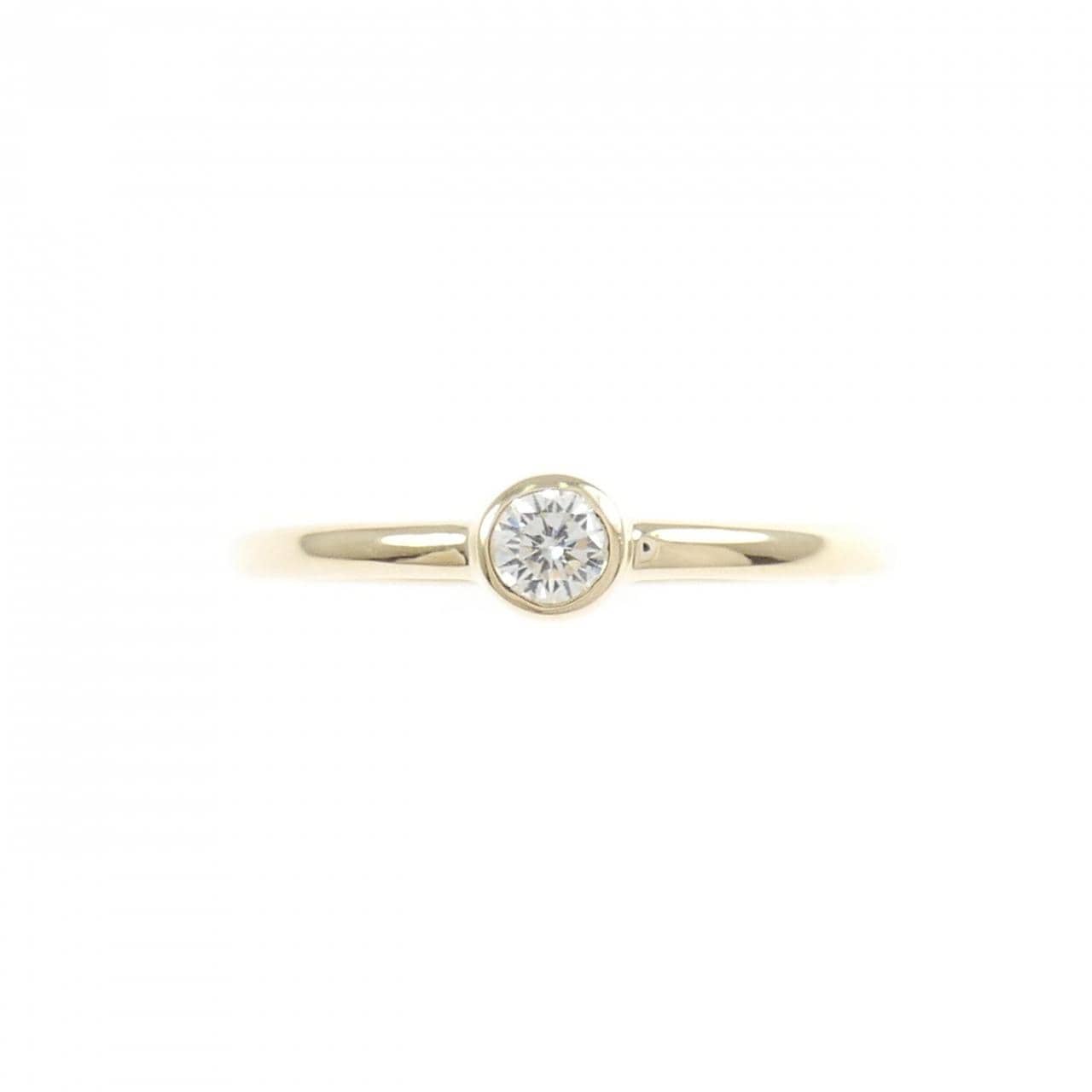 【リメイク】K10YG ダイヤモンド リング 0.10CT