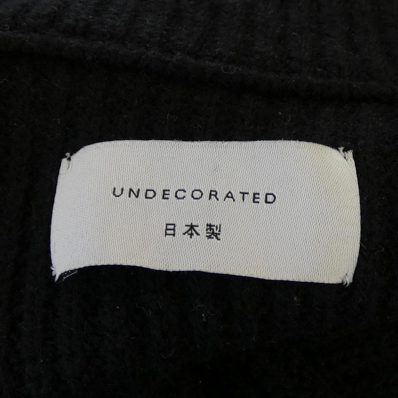 UNDECORATED UDF22802 ベスト