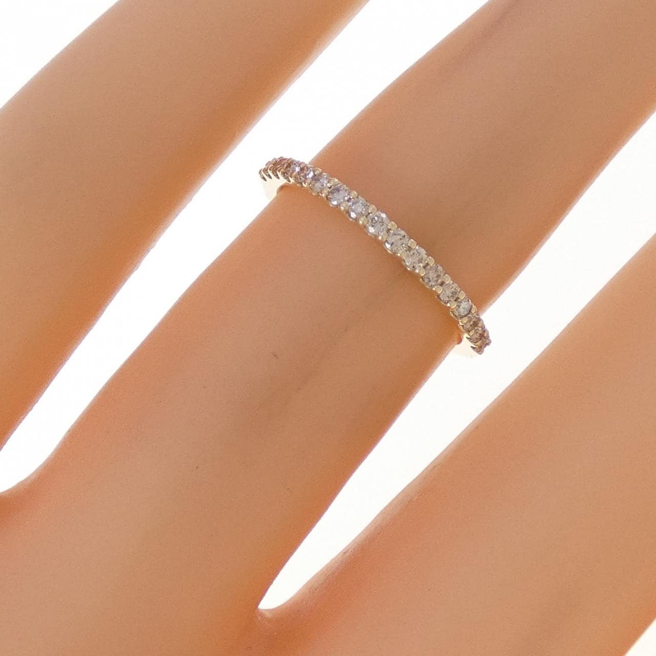 K10YG ダイヤモンド リング 0.15CT