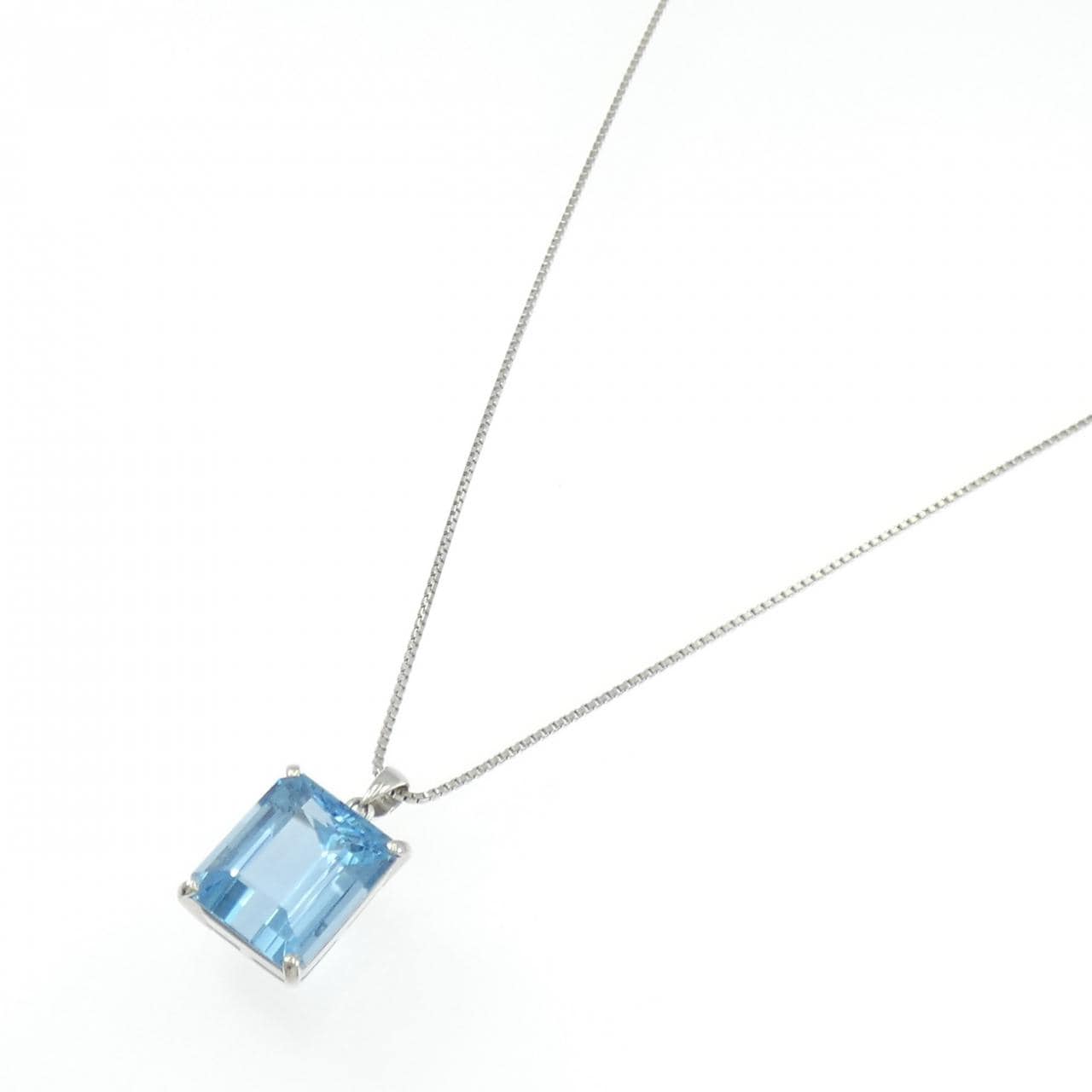 PT900/PT850 アクアマリン ネックレス 14.49CT