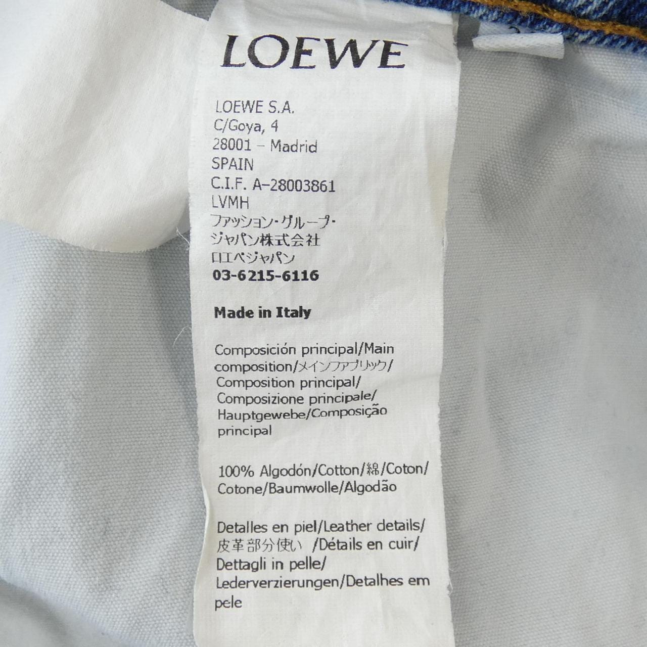 ロエベ LOEWE S359Y11X40 ジーンズ