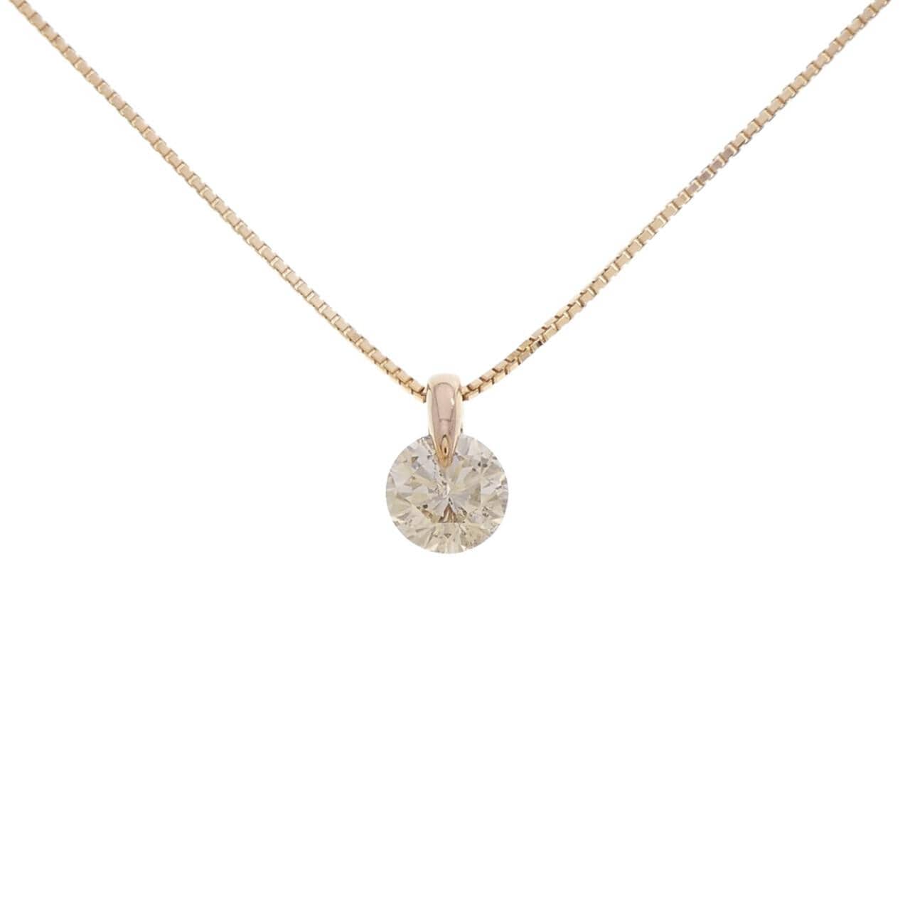 K18PG ダイヤモンド ネックレス 1.637CT