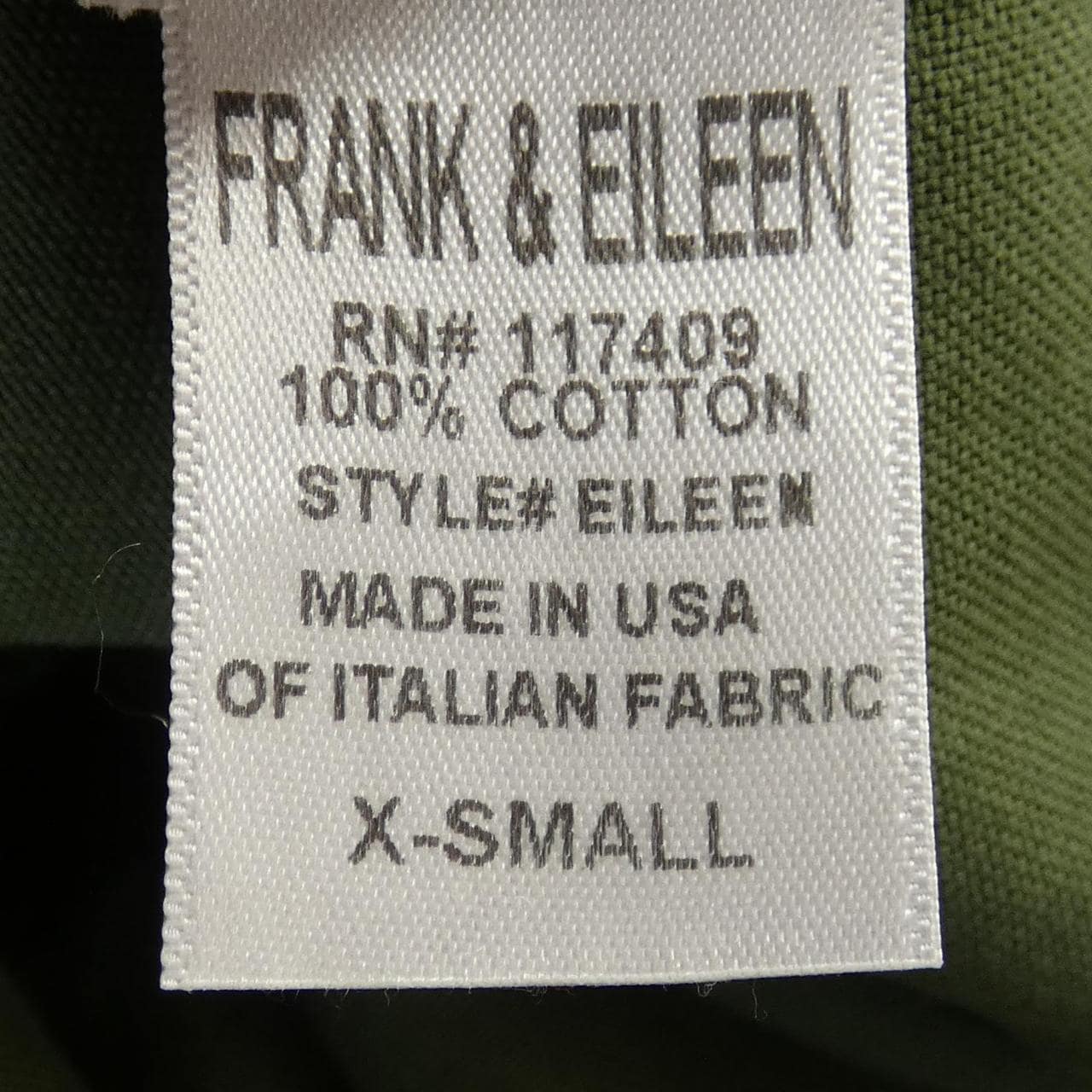 フランクアンドアイリーン FRANK&EILEEN 2810700224 シャツ