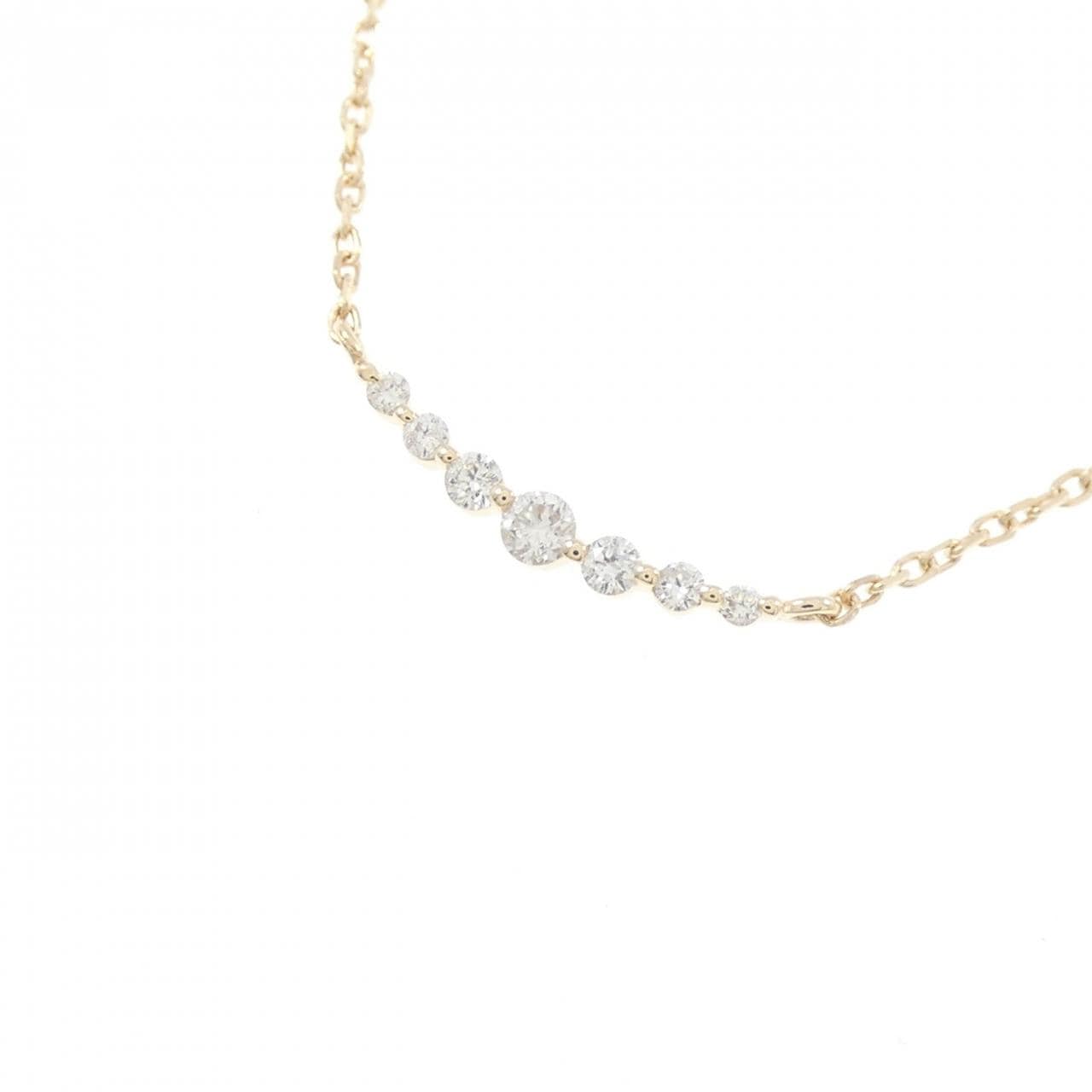 K10YG ダイヤモンド ネックレス 0.07CT