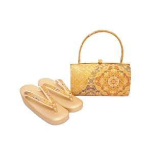 【未使用品】草履バッグセット　紗織　Ｍサイズ