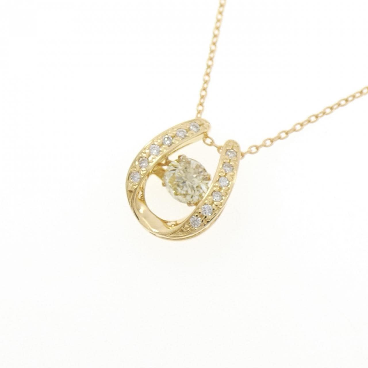 K18YG ダイヤモンド ネックレス 0.370CT