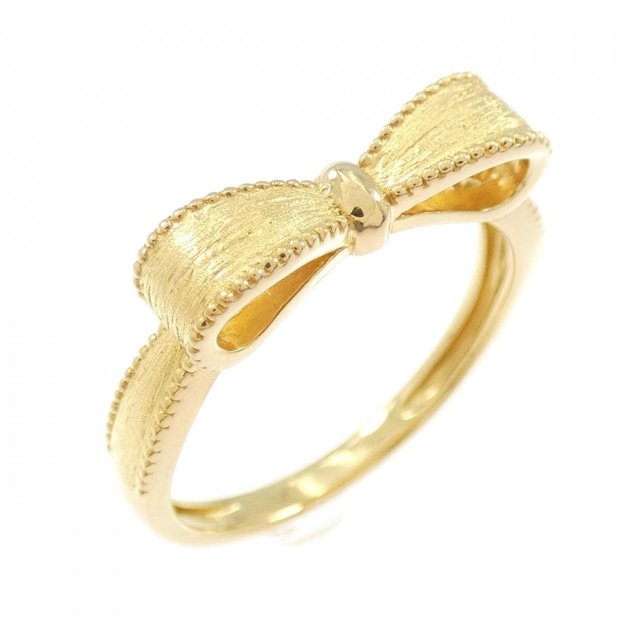 ジーエスティービー リボン リング