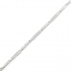 K18WG ダイヤモンド ブレスレット 0.45CT