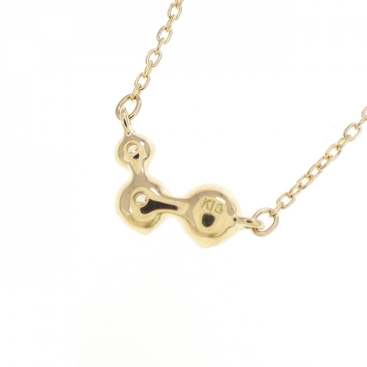 K18YG ダイヤモンド ネックレス