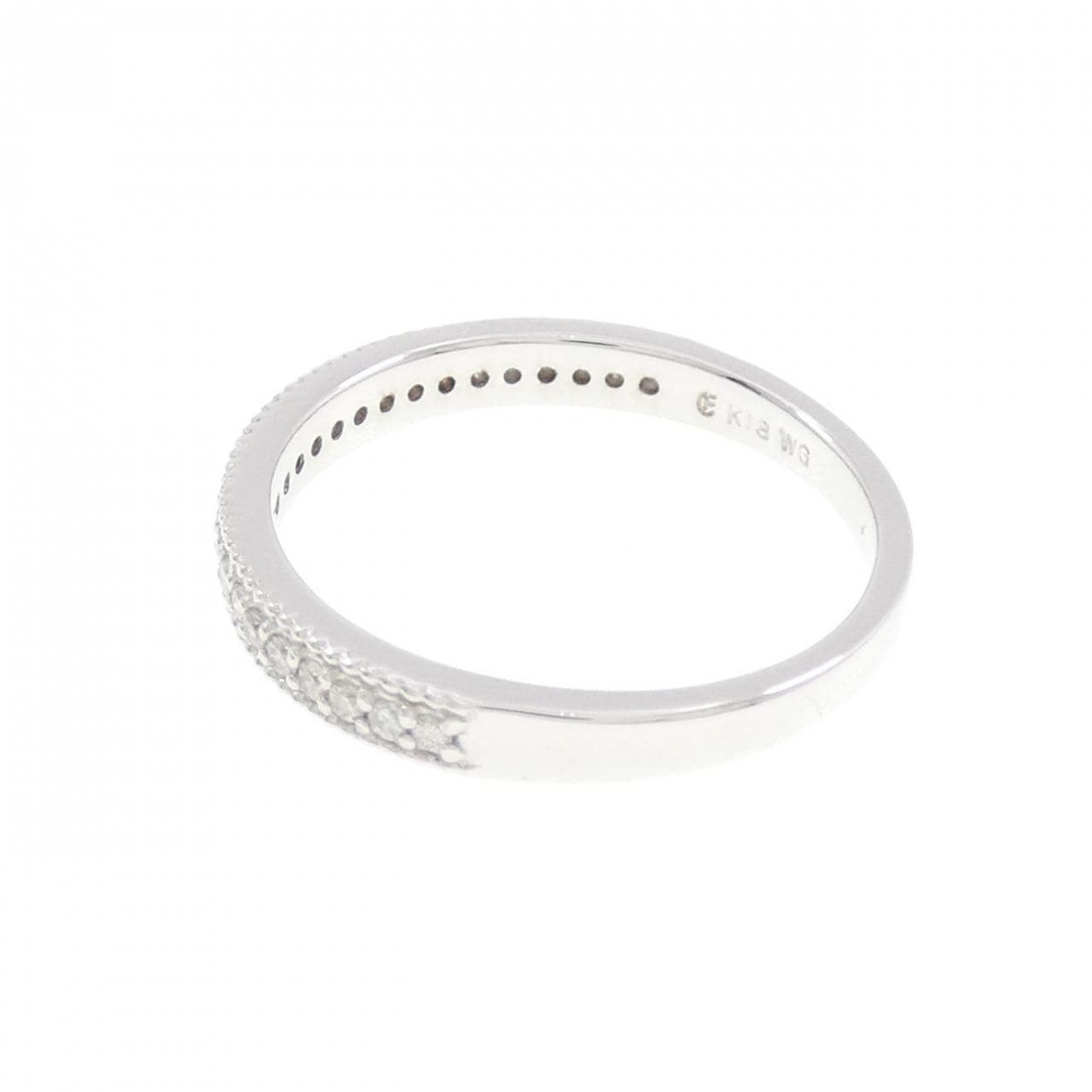 K18WG ダイヤモンド リング 0.13CT