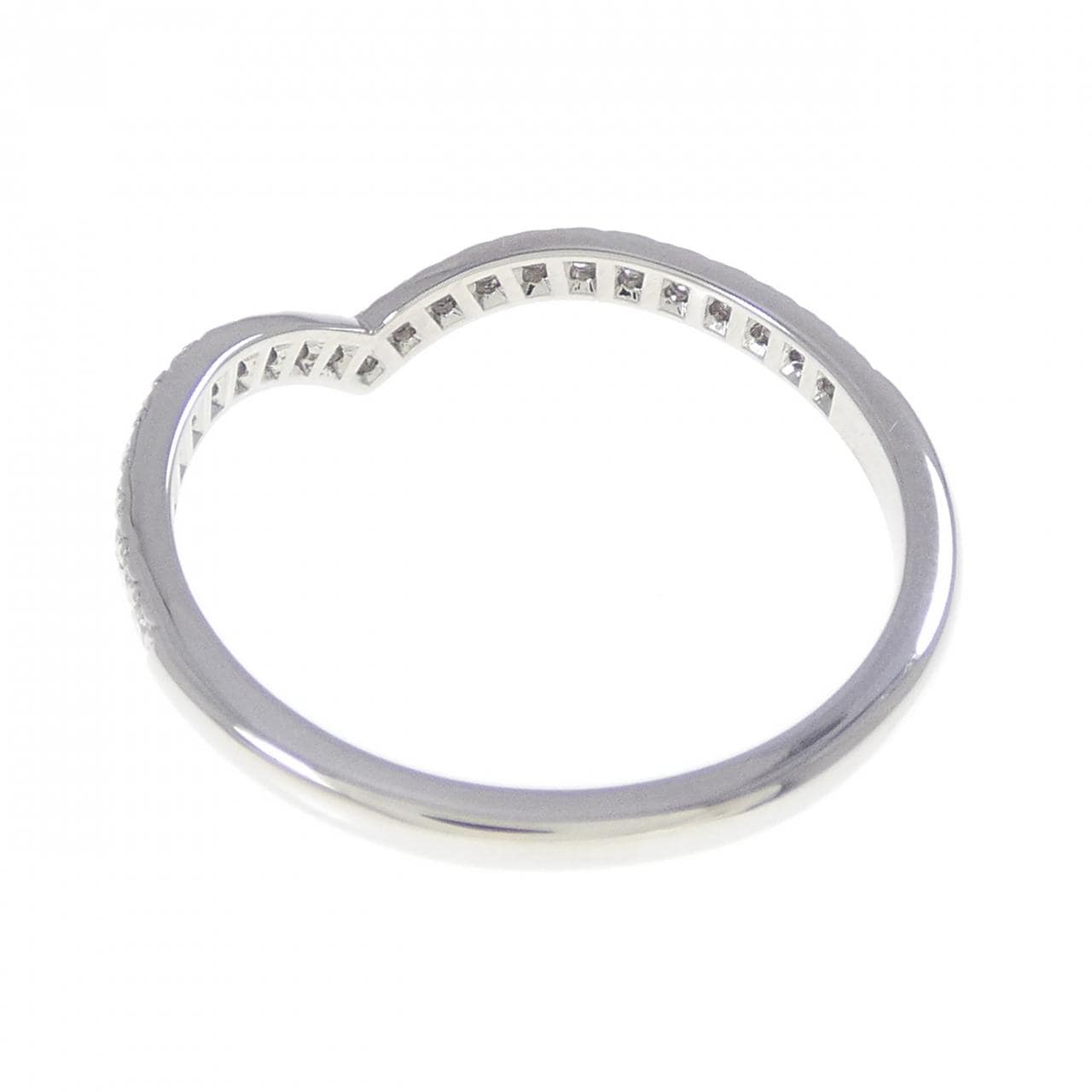 ティファニー ソレスト Vバンド リング