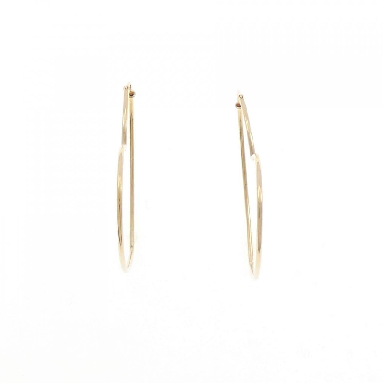 スタージュエリー K18YG ハート ピアス