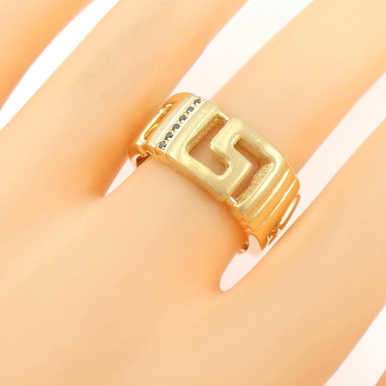 K18YG ダイヤモンド リング 0.03CT