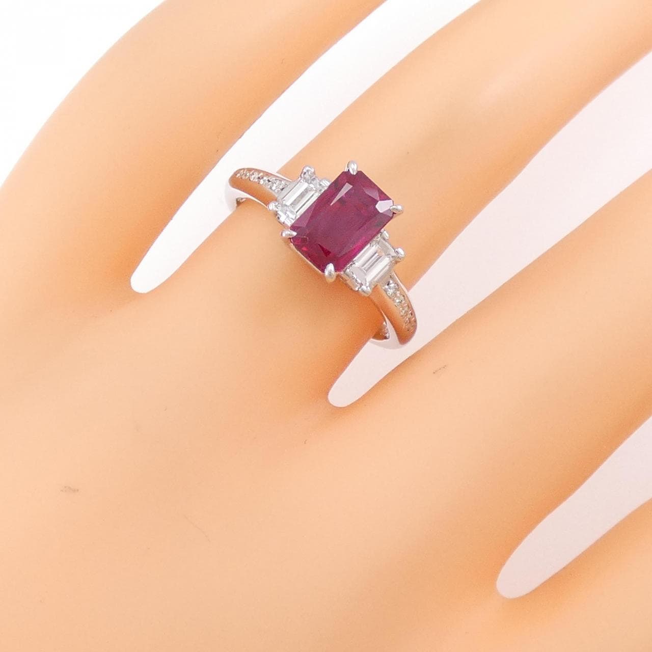 PT ルビー リング 1.52CT ビルマ産