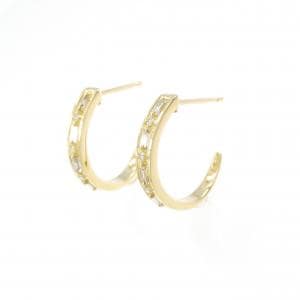 【新品】K18YG ダイヤモンド ピアス 0.16CT