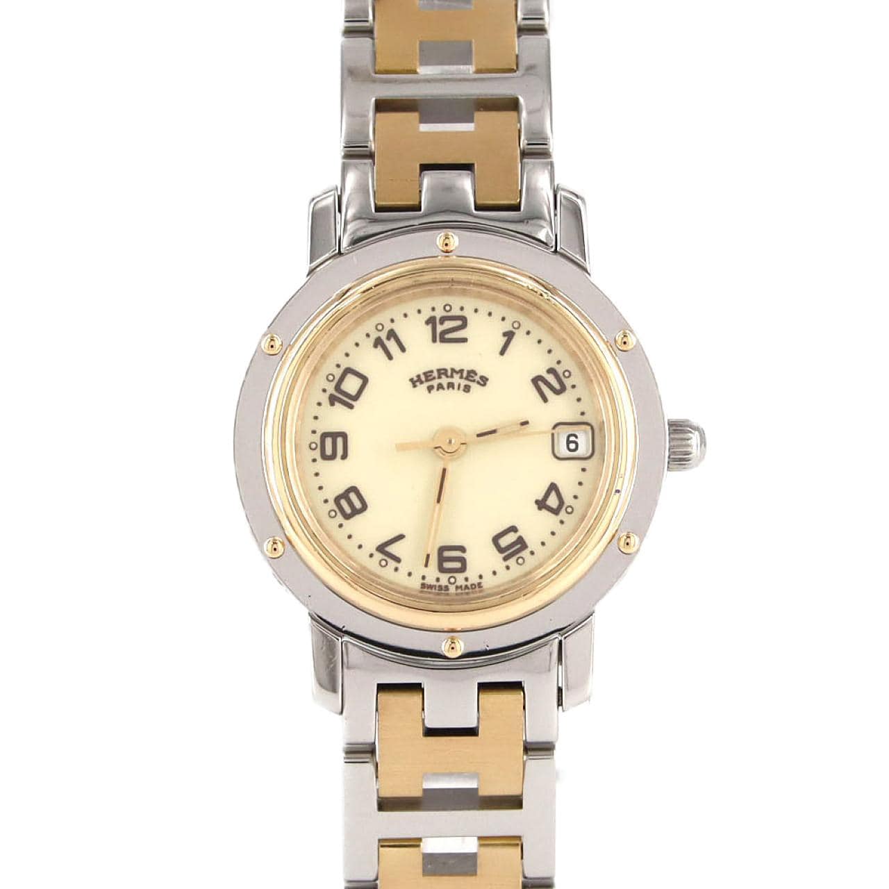 エルメス クリッパー コンビ CL4.220 SSxGP クォーツ