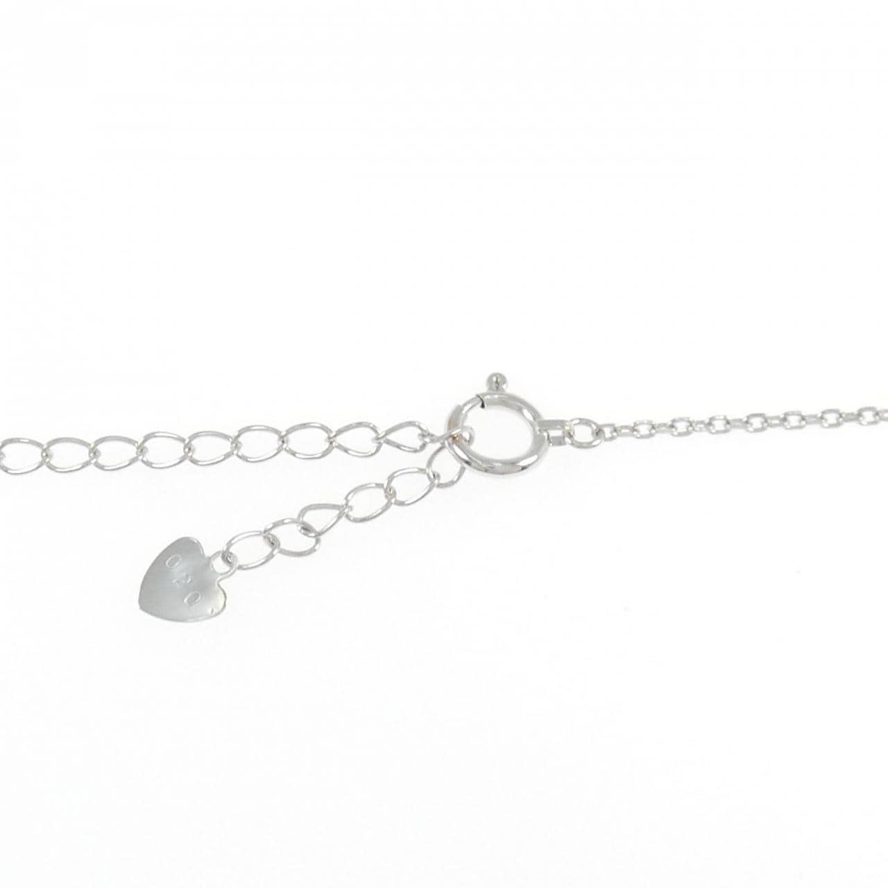 K18WG フラワー アコヤパール ネックレス 8.5mm