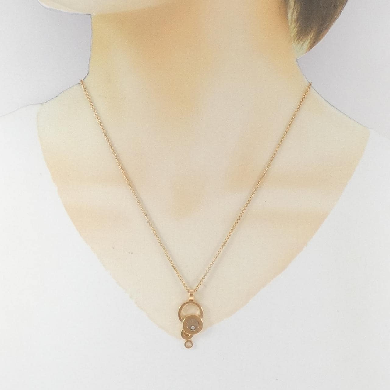 ショパール ハッピーダイヤモンド バブル ネックレス