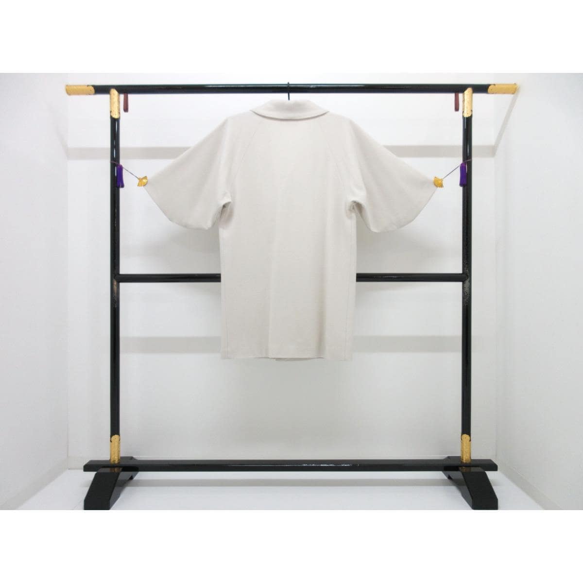 【新品】お洒落コート カシミヤ混 ヘチマ衿