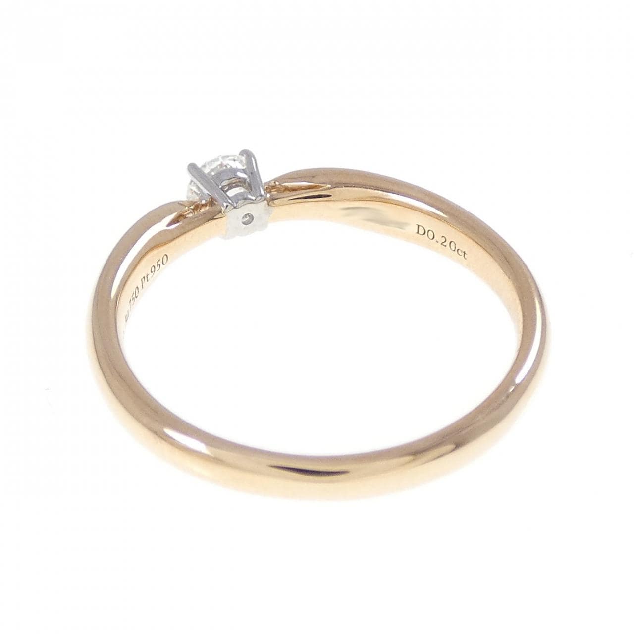 ティファニー ハーモニー リング 0.20CT H VS1 3EXT