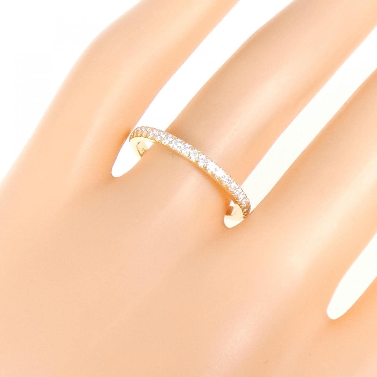 ティファニー ソレスト ハーフサークル リング