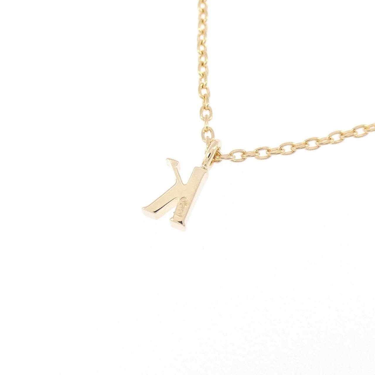 ドレス ア ドレス K18YG イニシャル ネックレス
