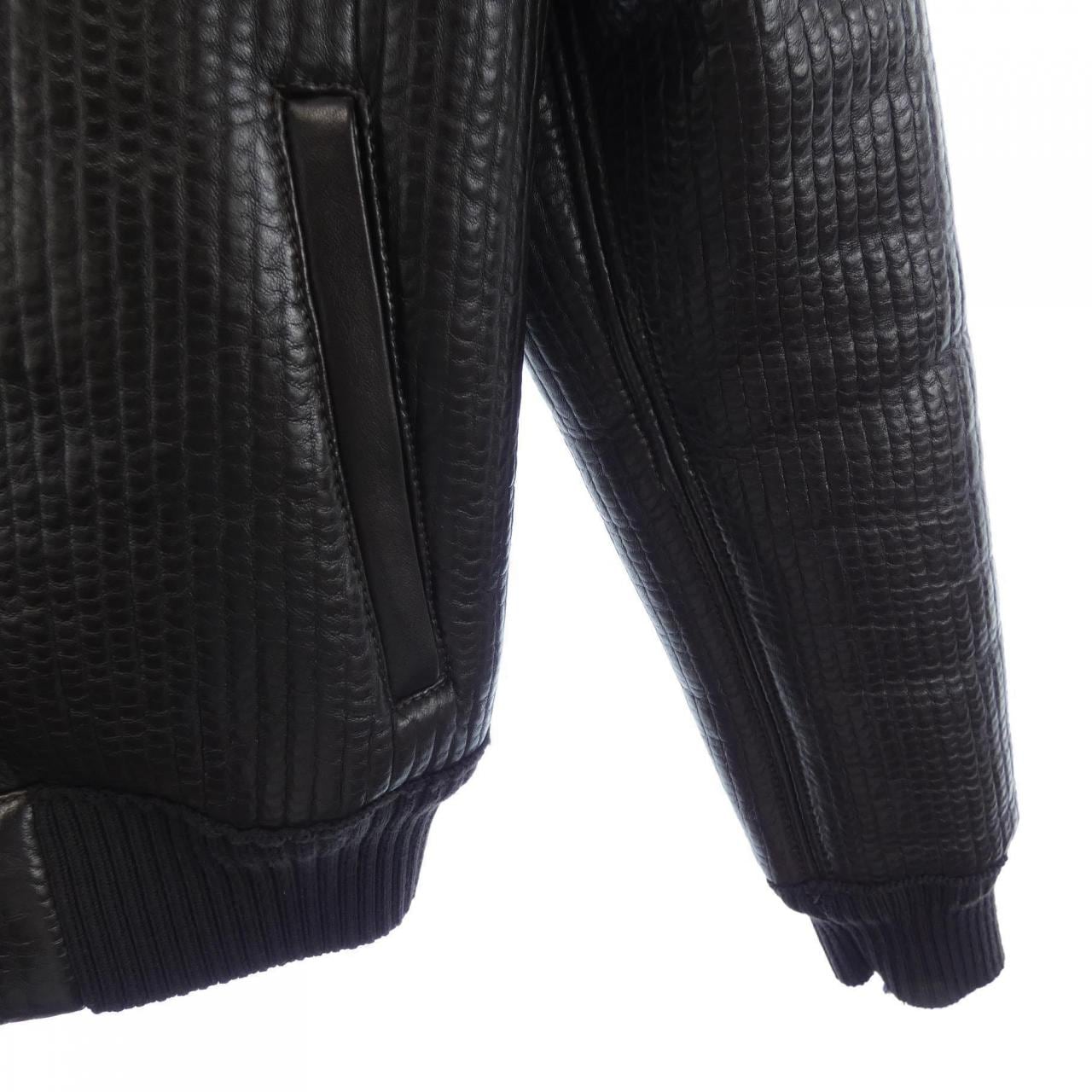 フェンディ FENDI FPG168 K96 レザージャケット