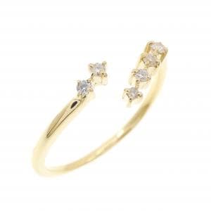 K18YG ダイヤモンド リング 0.06CT