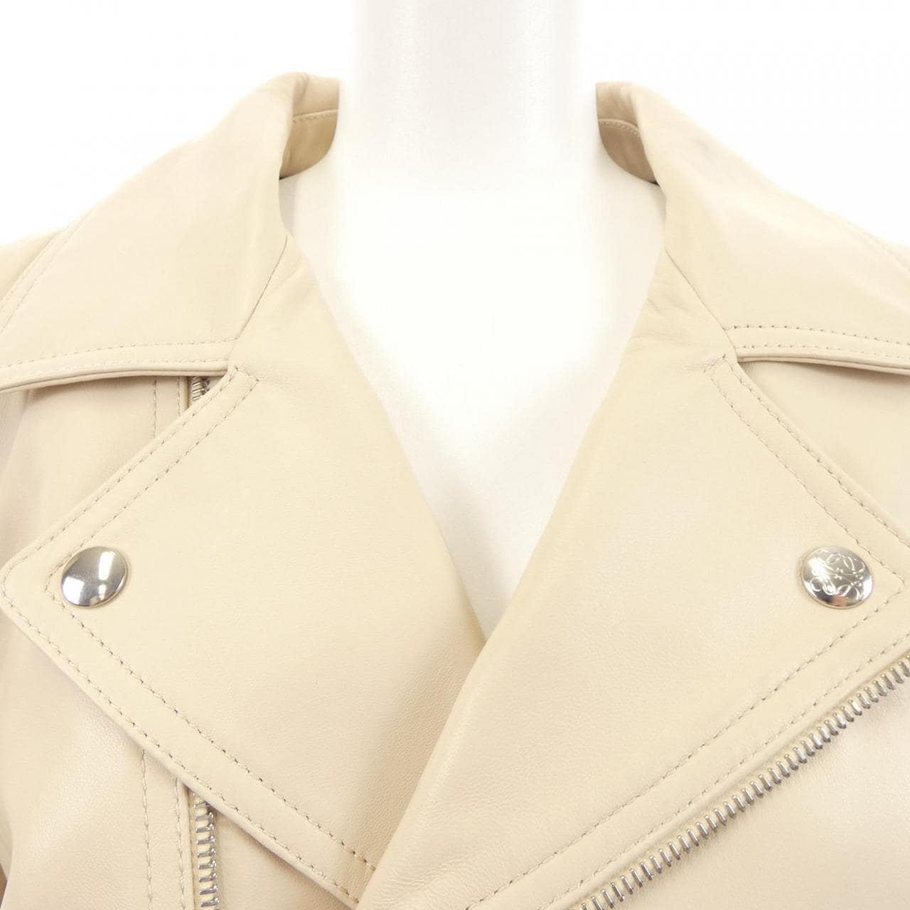 ロエベ LOEWE S359Y19L31 レザーライダースジャケット