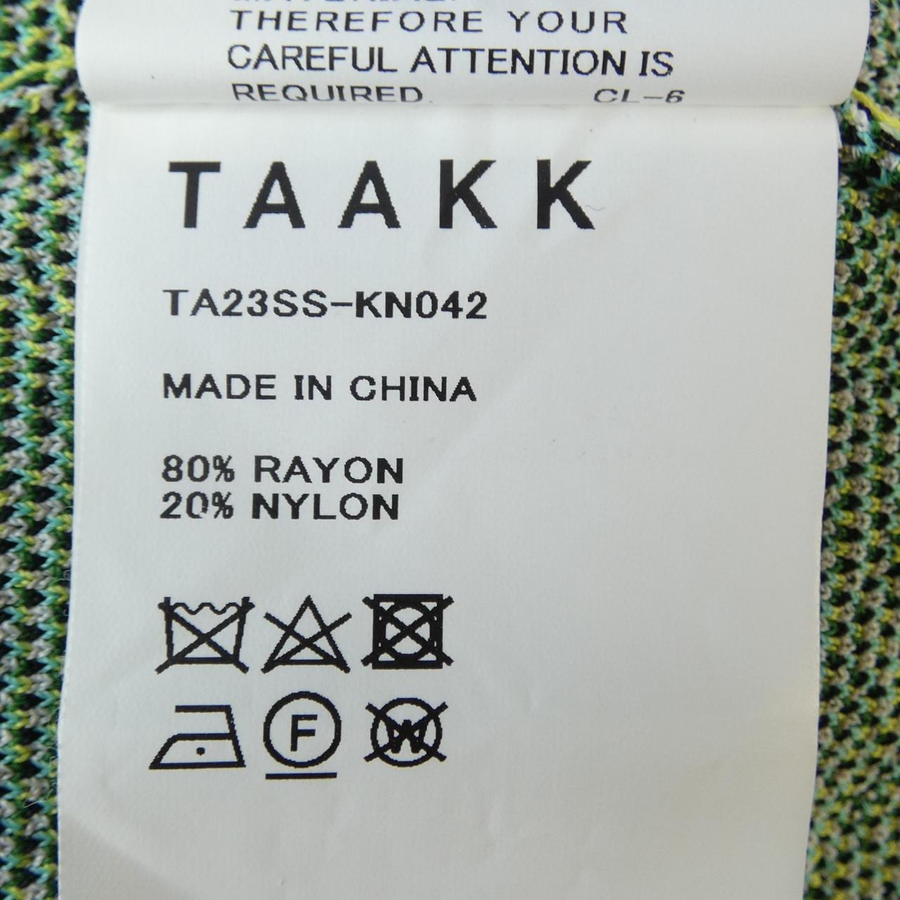 TAAKK TA23SS-KN042 ニット