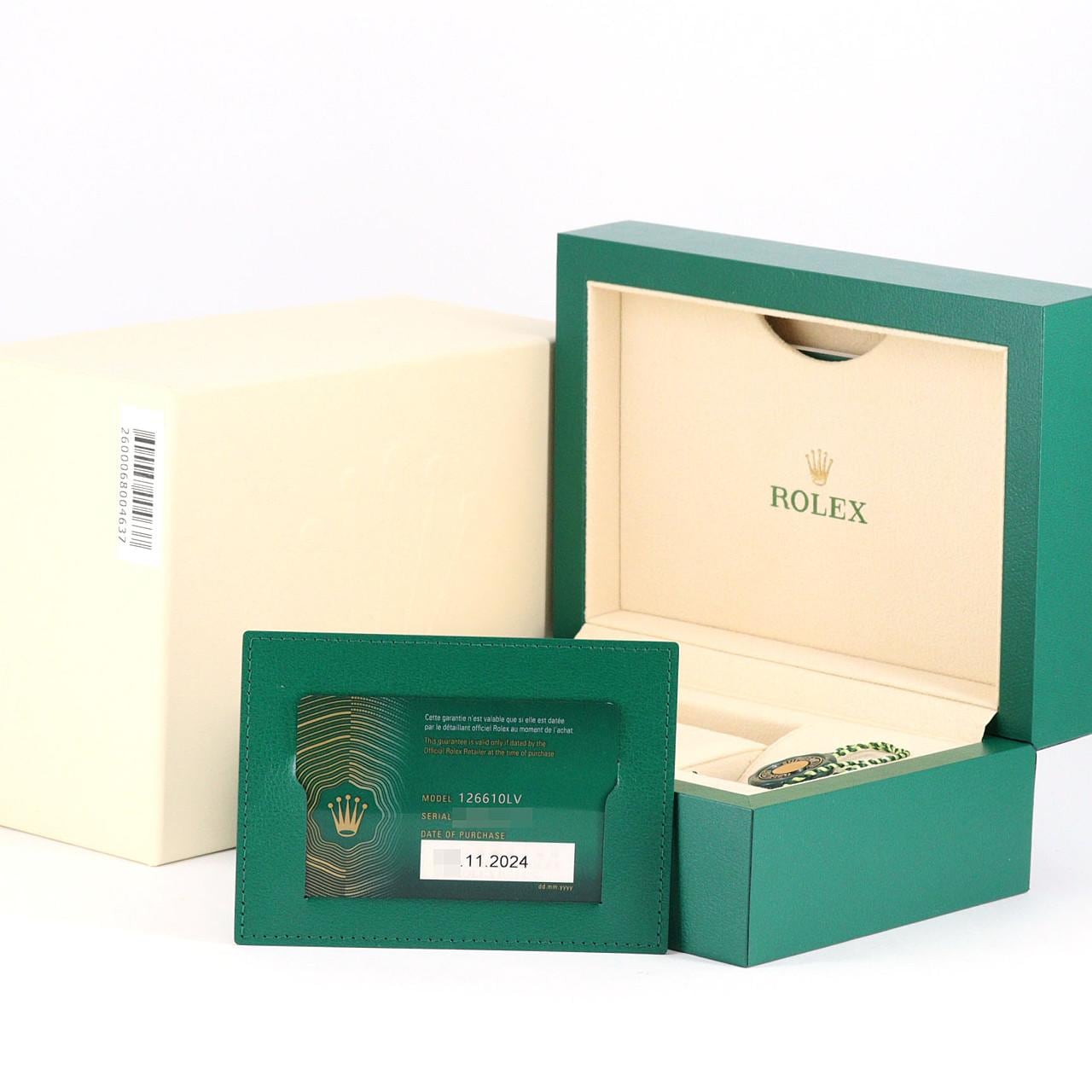 ロレックス サブマリーナーデイト 126610LV SS 自動巻 ランダム番