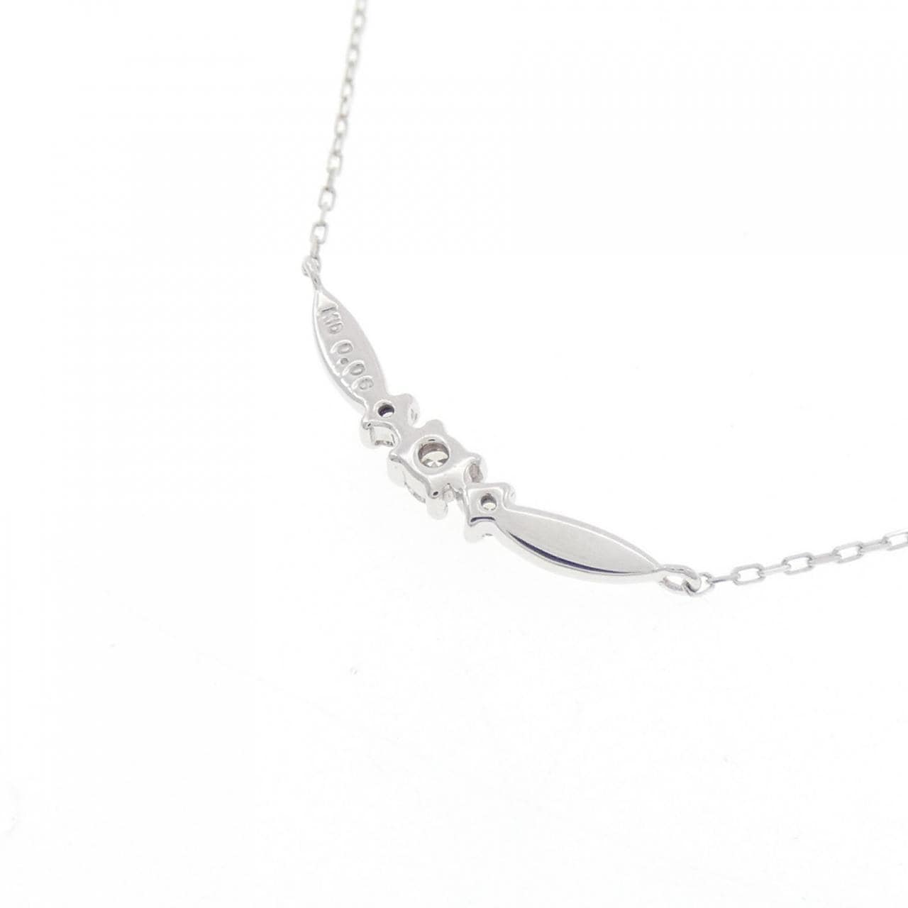 K10WG ダイヤモンド ネックレス 0.06CT