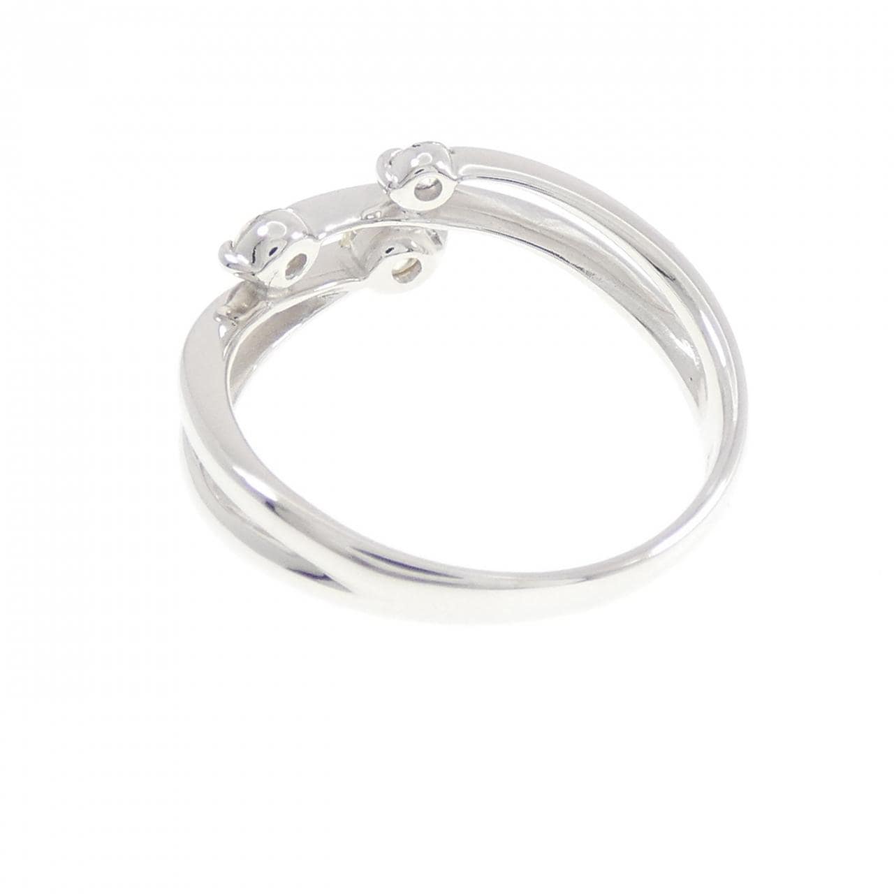 K18WG ダイヤモンド リング 0.30CT