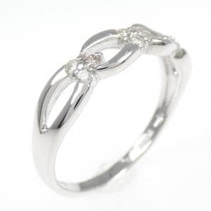 K18WG ダイヤモンド リング 0.16CT