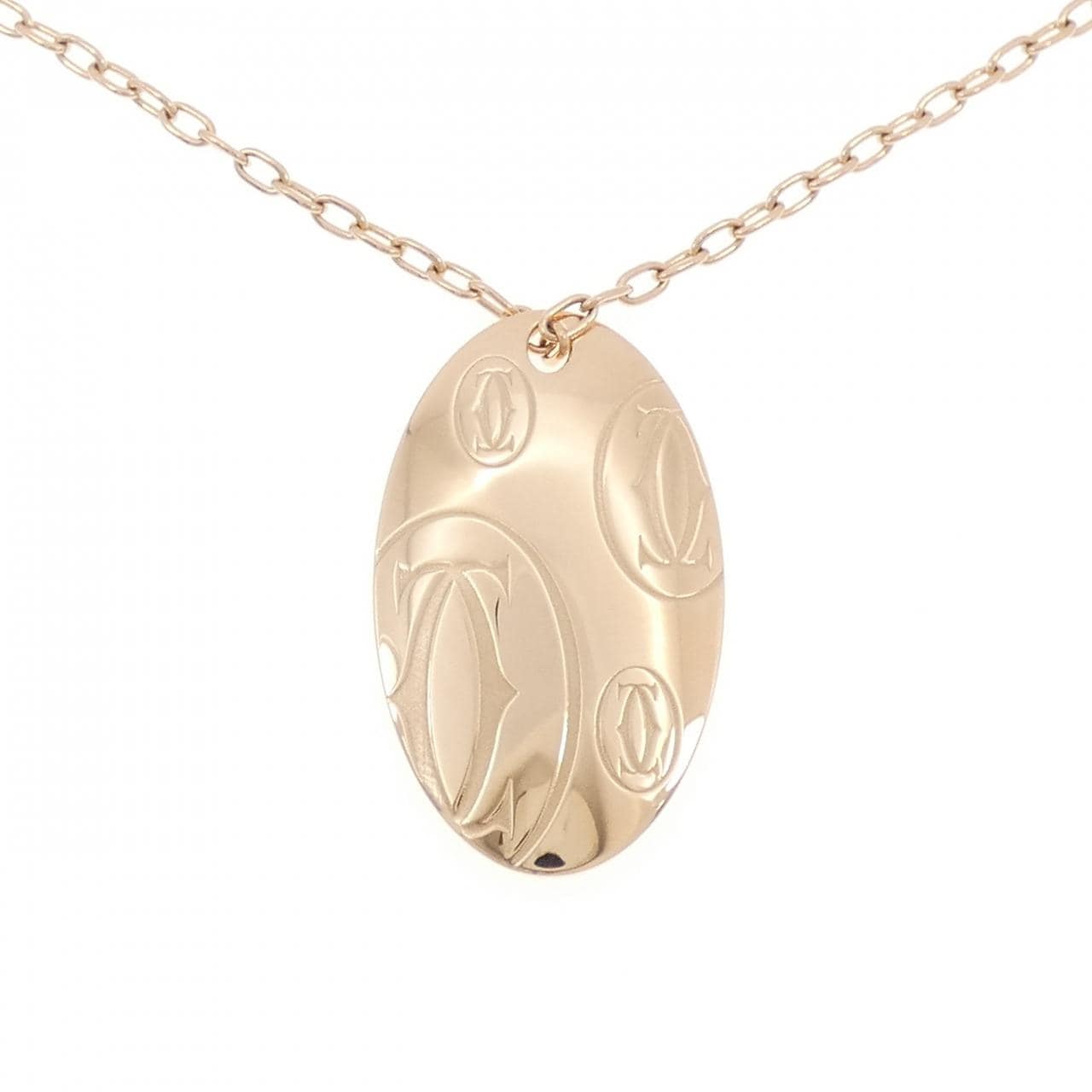 Cartier 2C Motif吊墜 LM 項鍊