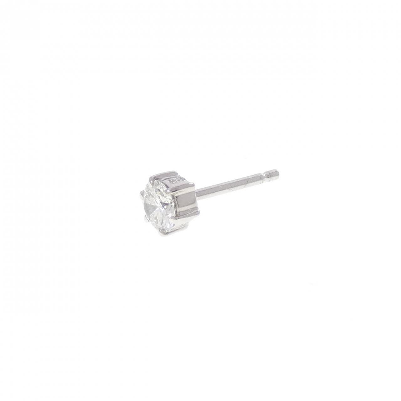 PT850/PT900 ダイヤモンド ピアス 0.224CT D SI1 VG 片耳