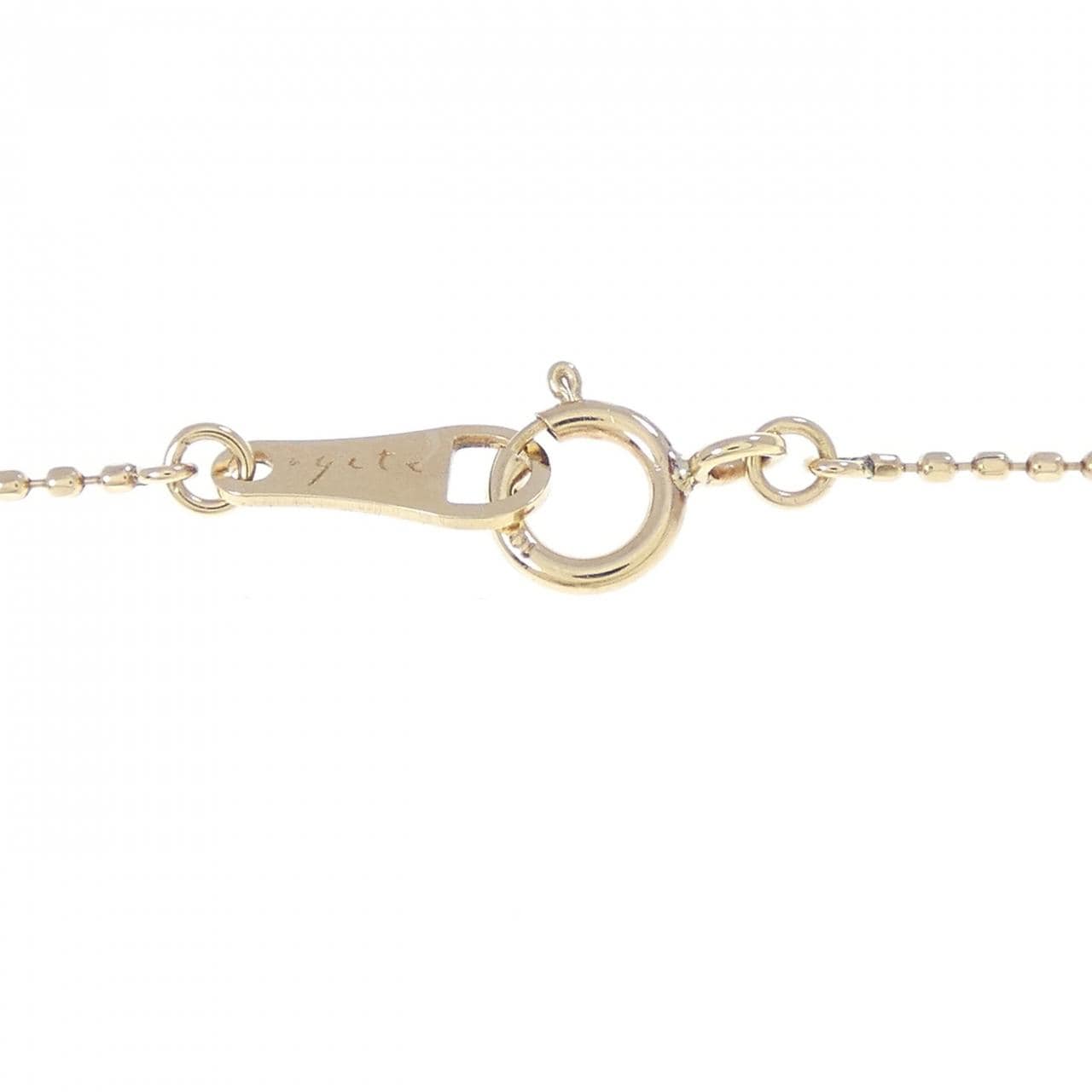 アガット ダイヤモンド ネックレス 0.08CT