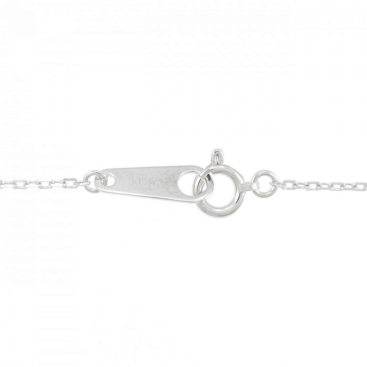 K18WG クロス ダイヤモンド ネックレス 0.30CT