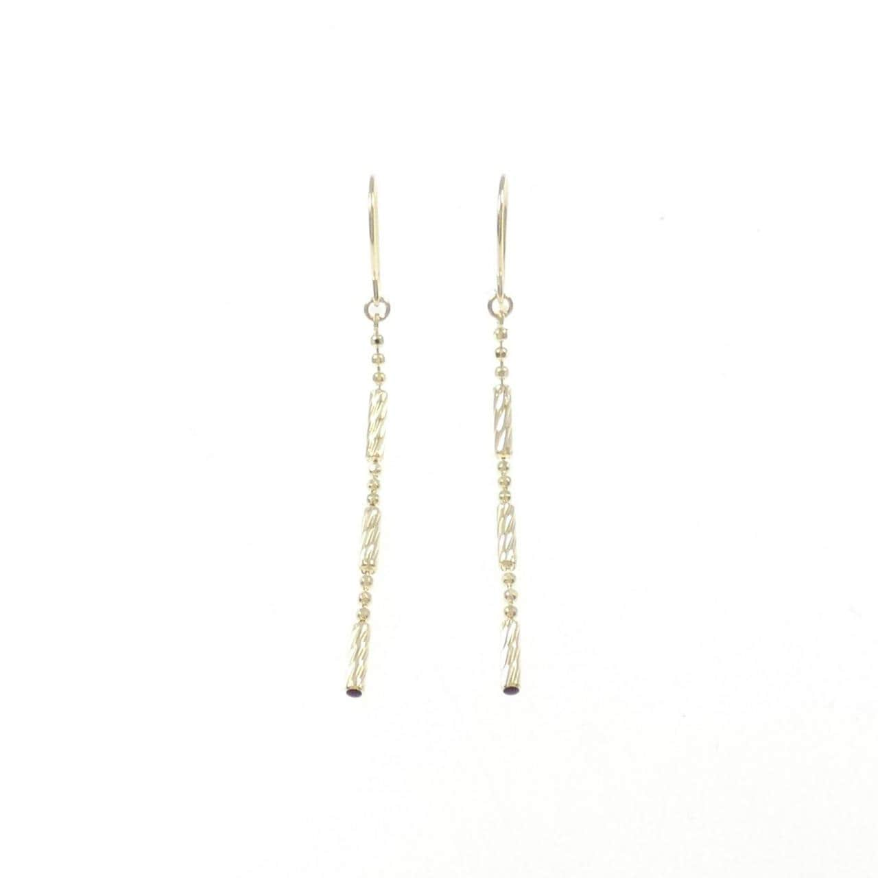 K18YG earrings