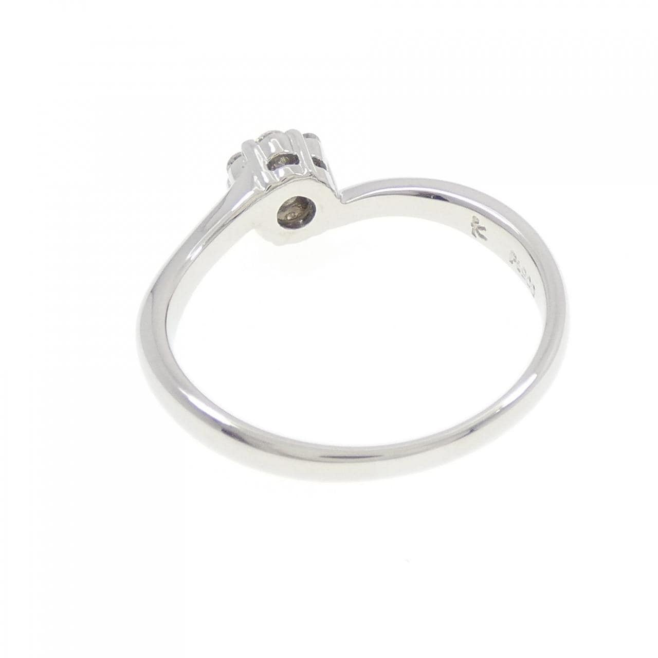 クミキョク フラワー ダイヤモンド リング 0.17CT
