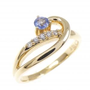 K18YG サファイヤ リング